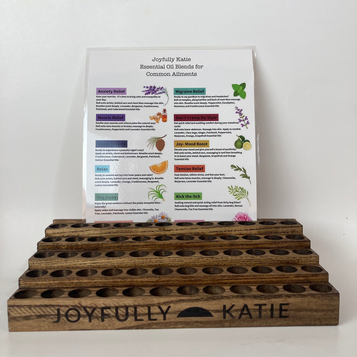 Wooden Holder Only for Set of 60