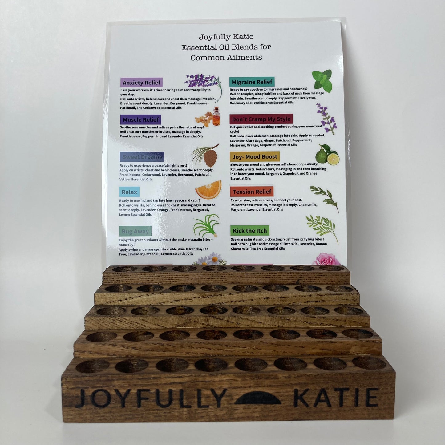 Wooden Holder Only for Set of 40