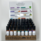 Winter Set of 8 (40 Essential Oil Rollers) with Wooden Display
