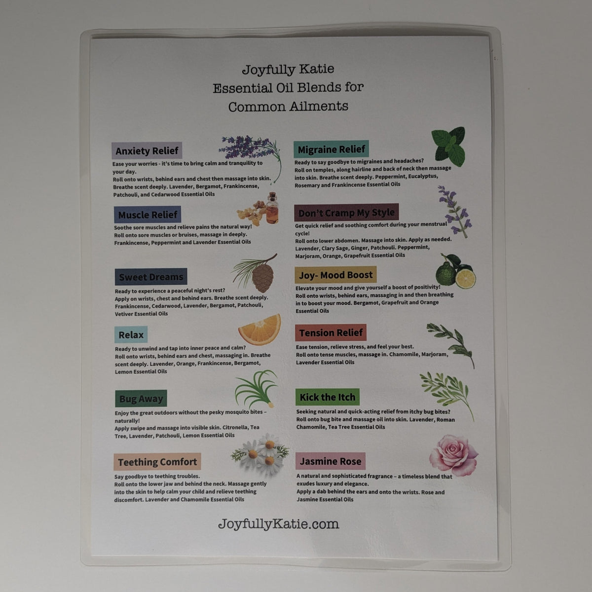 Joyfully Katie Information Sheet